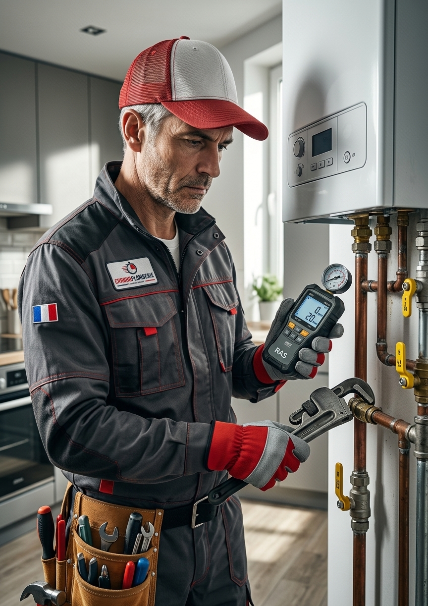Plombier agréé gaz Nice - Certification PG Chrono Plomberie